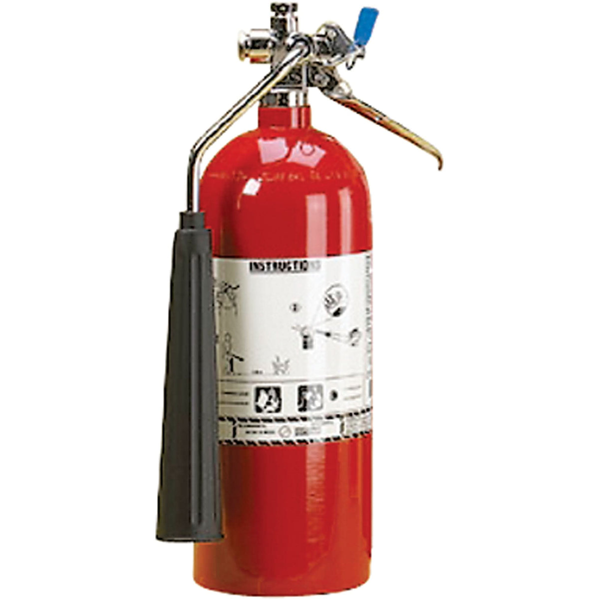 Aluminum Cylinder Carbon Dioxide (CO2) Fire Extinguishers, BC, 15 lbs. Capacity