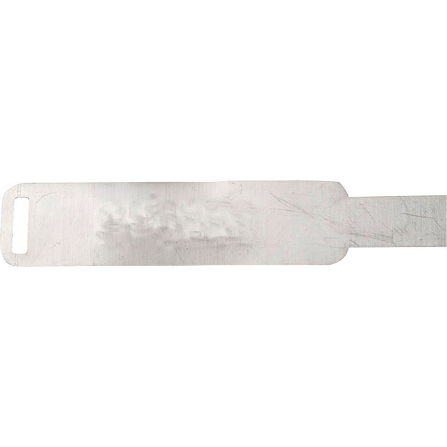 Aluminum Blank Tags, 1" W x 5-3/4" H