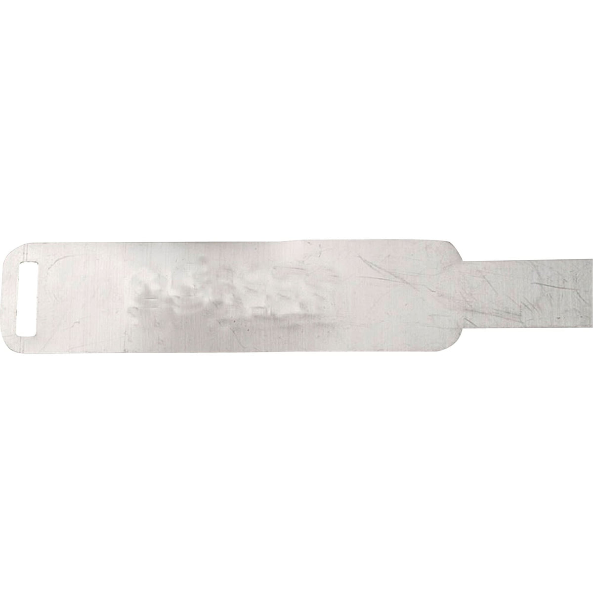 Aluminum Blank Tags, 1" W x 10" H