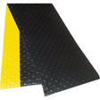 No. 417 Bubble Sof-Tred™ With Dyna-Shield™ Mats, Bubbled, 2' x 60' x 1/2", Black/Yellow, PVC
