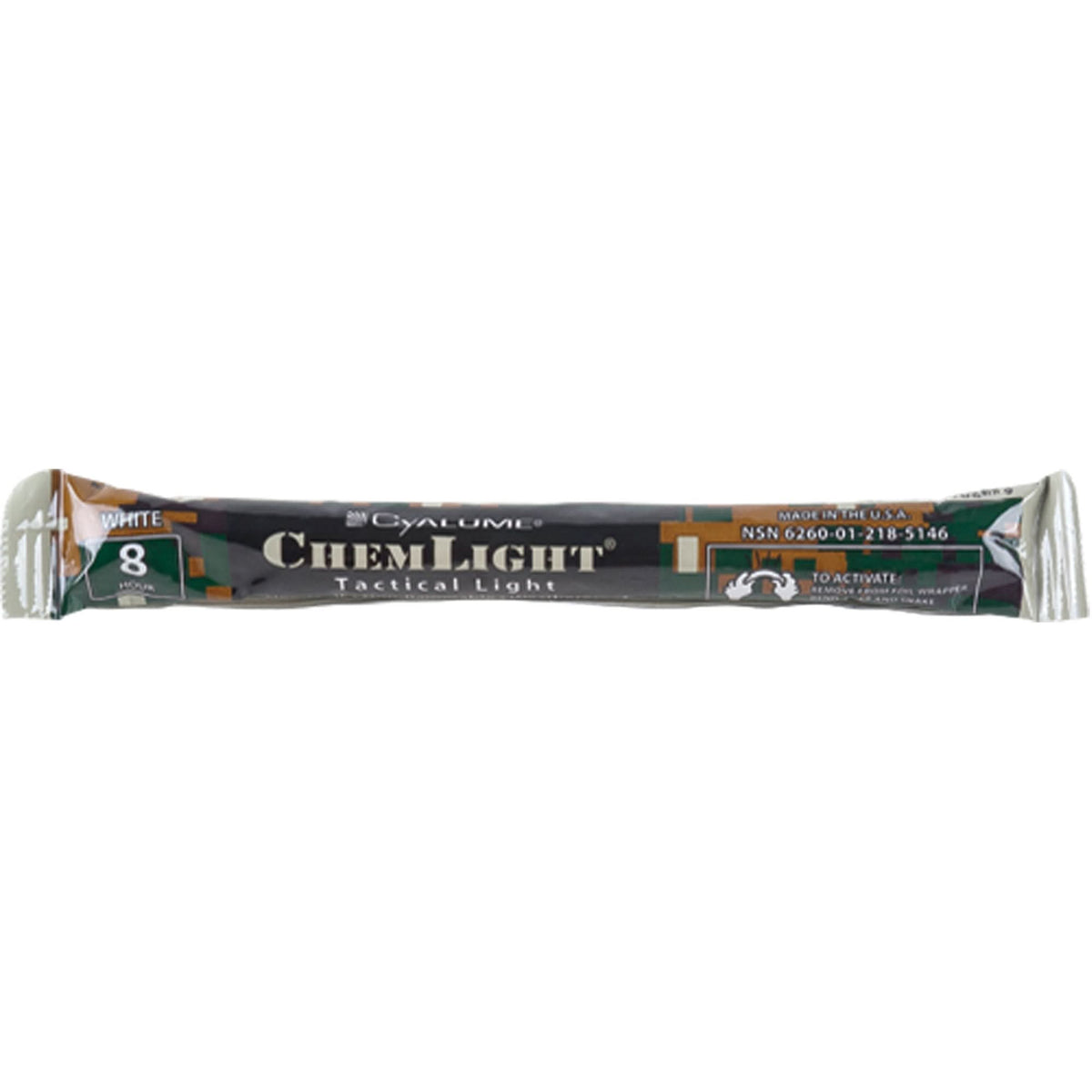 6" Cyalume® Lightsticks, White, 8 hrs. Duration