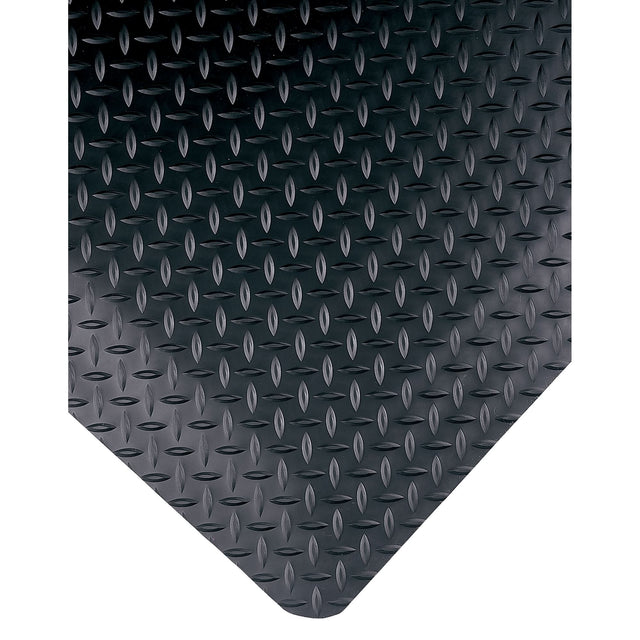 Select No. 495 Mats, Diamond, 2' x 3' x 15/16", Black, PVC