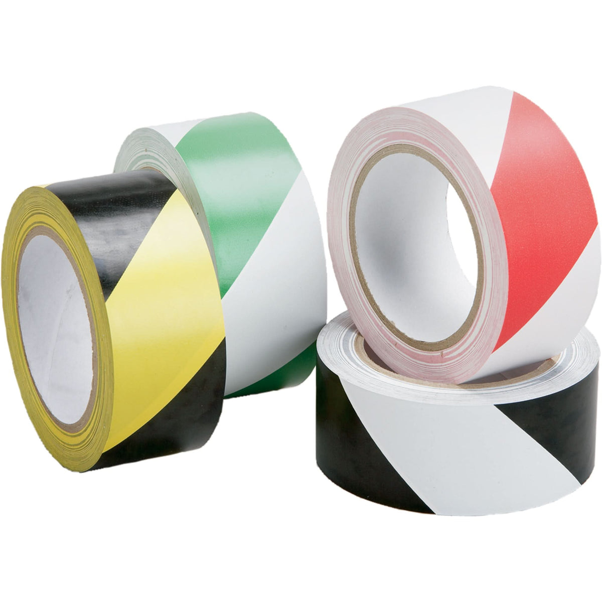 Hazard Warning Tape - Laminated, 3" x 108', PVC, Black and Yellow