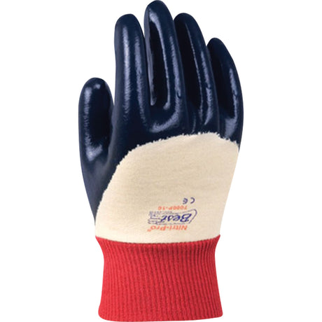 Nitri-Pro® Gloves, 8/Medium, Nitrile Coating, Jersey/Cotton Shell
