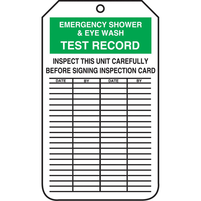 Inspection Tags, Plastic, 3-3/8" W x 5-7/8" H, English
