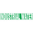 Snap Tite™ "Industrial Water" Pipe Marker, Snap-On, 14" H x 12" W, White on Green