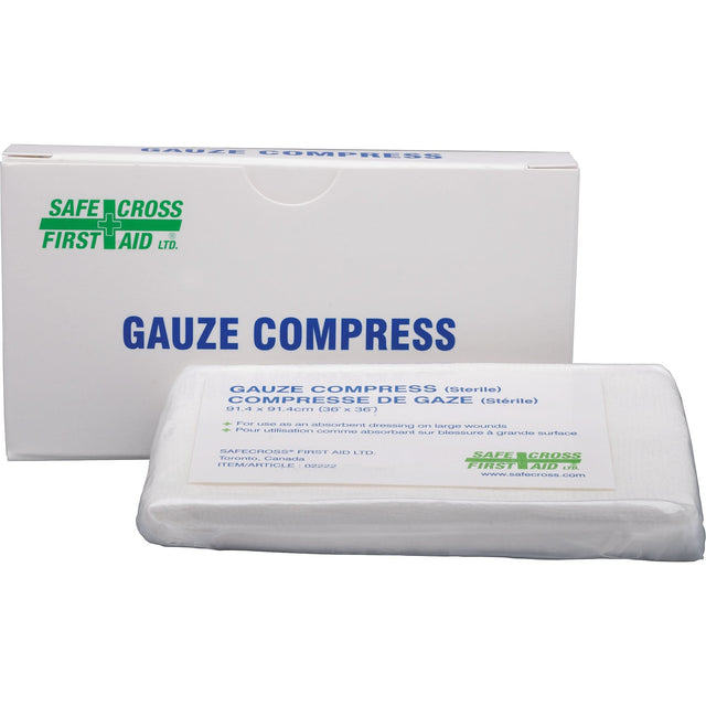 Gauze Compress, Pad, 36" L x 36" W, Sterile, Medical Device Class 1