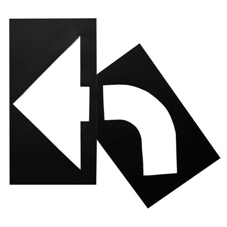 Parking Lot Stencils, English, 8" x 27"