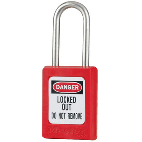 S31 Zenex™ Padlocks - Set of Six, Safety Padlock, Keyed Alike, Thermoplastic, 1-3/8" Width