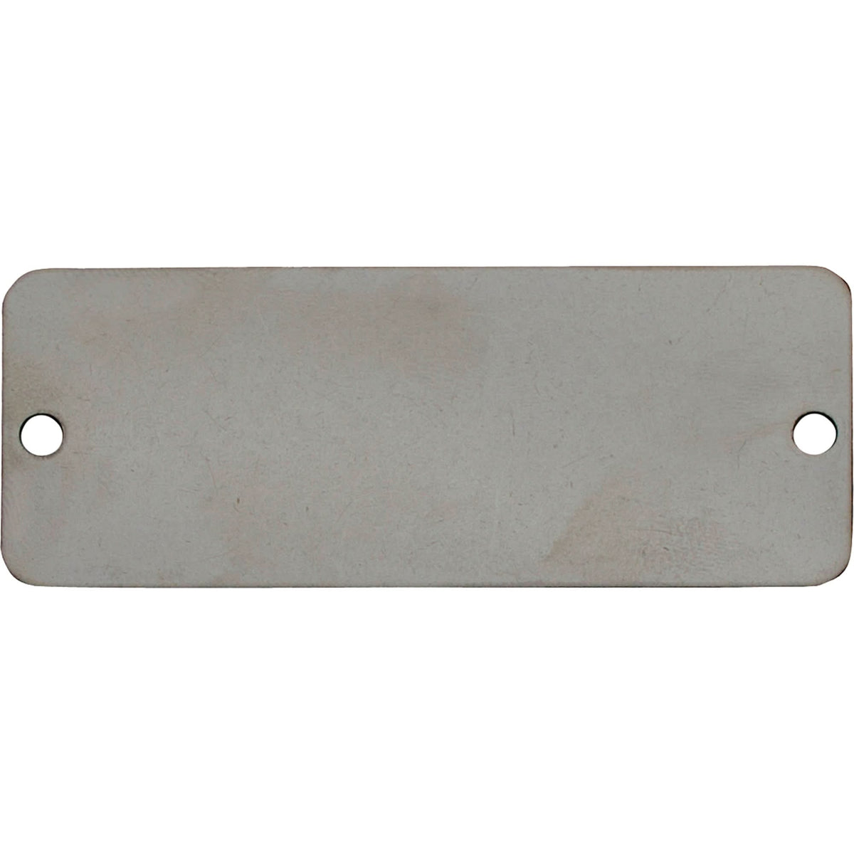 Blank Tags, Stainless Steel, 2" W x 1" H