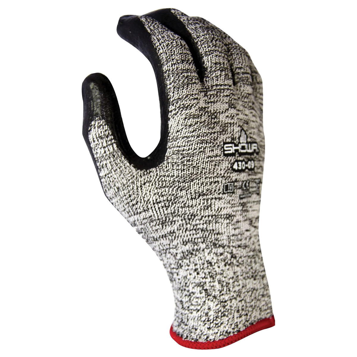 430 Gloves, Size 2X-Large/11, 10 Gauge, Nitrile/Polyurethane Coated, HPPE Shell, ANSI/ISEA 105 Level 4