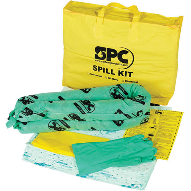 Economy Spill Kit, Hazmat, Bag, 4 US gal. Absorbancy