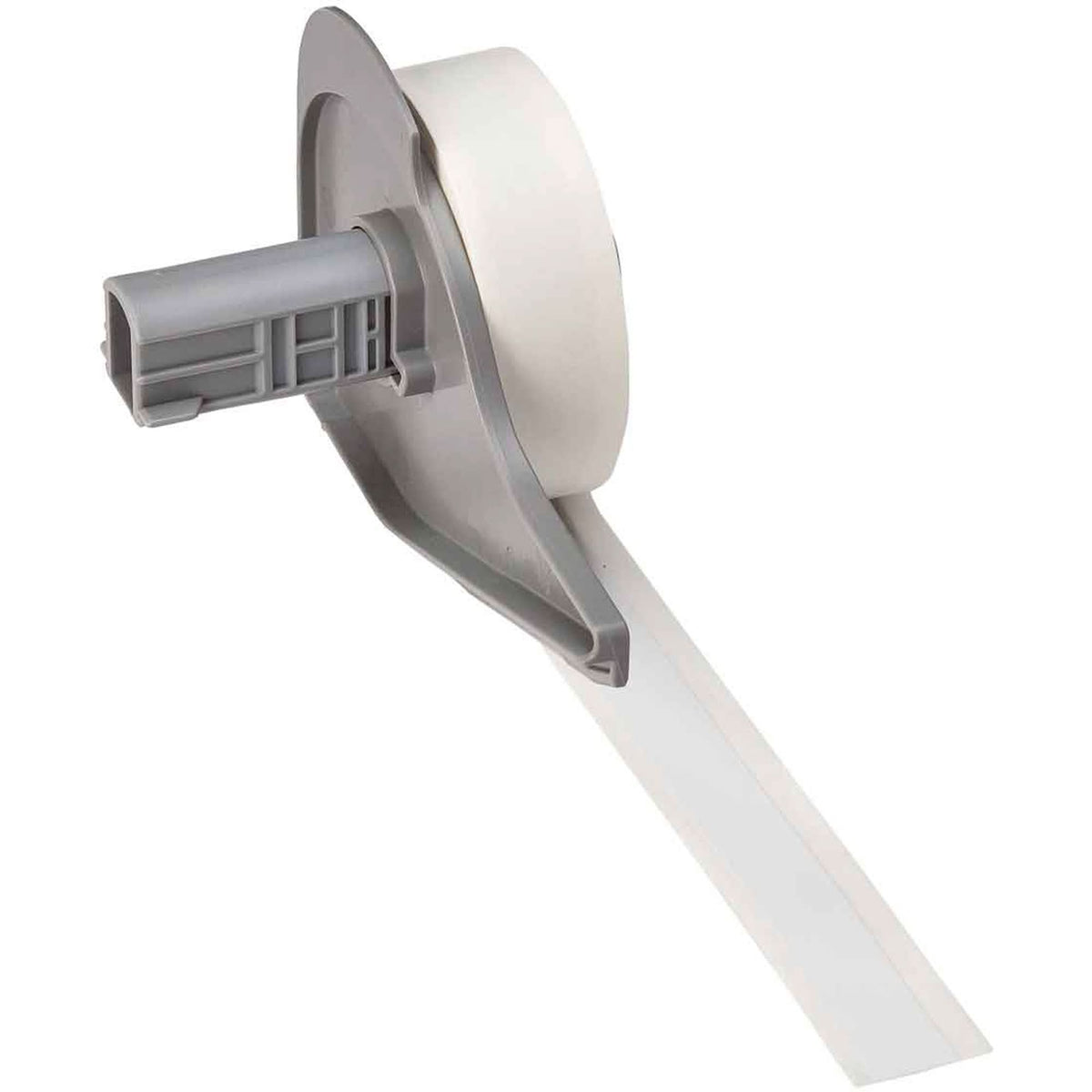 Repositionable Label Printer Tape, Vinyl, White, 0.5" Width