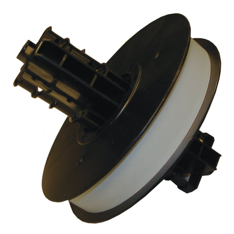 B-595 Indoor/Outdoor Grade Printer Tape, Vinyl, Grey, 100" Width