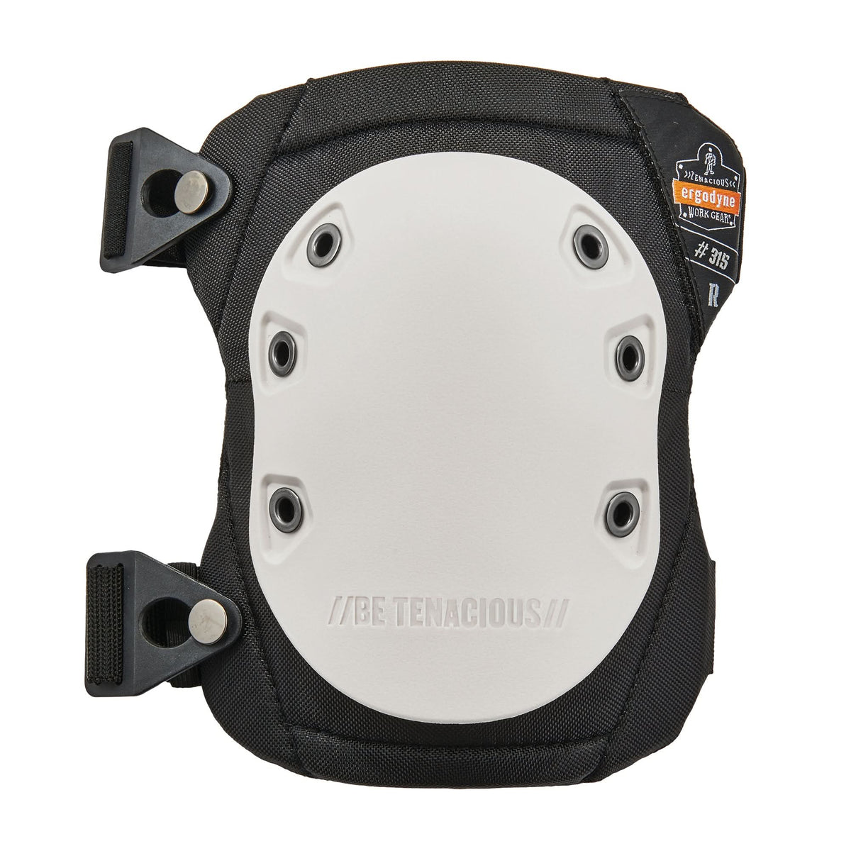 Proflex® 315 Long Textured Cap Knee Pads, Buckle Style, Plastic Caps, Foam Pads