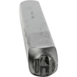 Individual Standard General Purpose Steel Hand Stamp Pieces, H, 1/2"