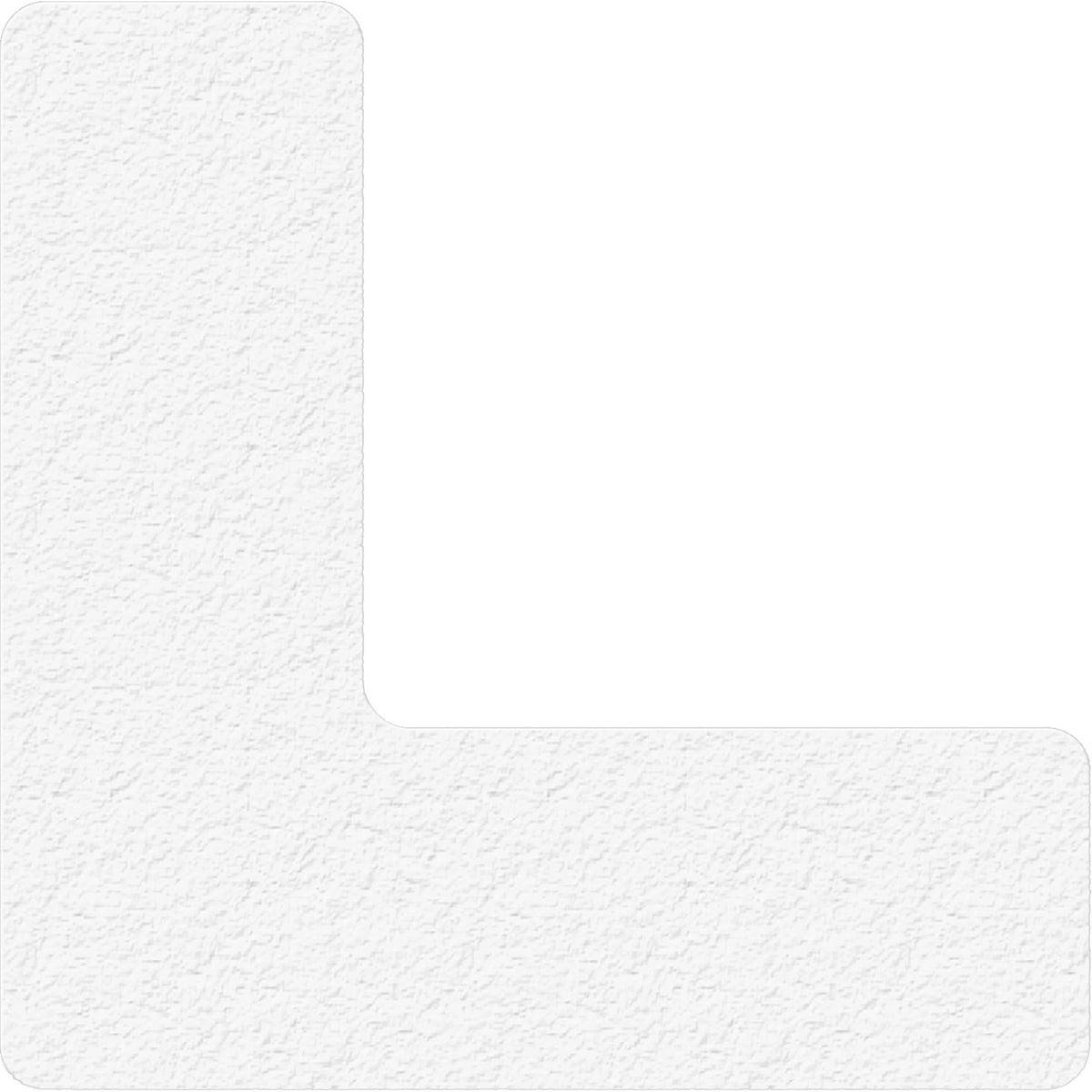 Lean 5S Manufacturing Markers, L, 6" L x 6" W, White, Vinyl