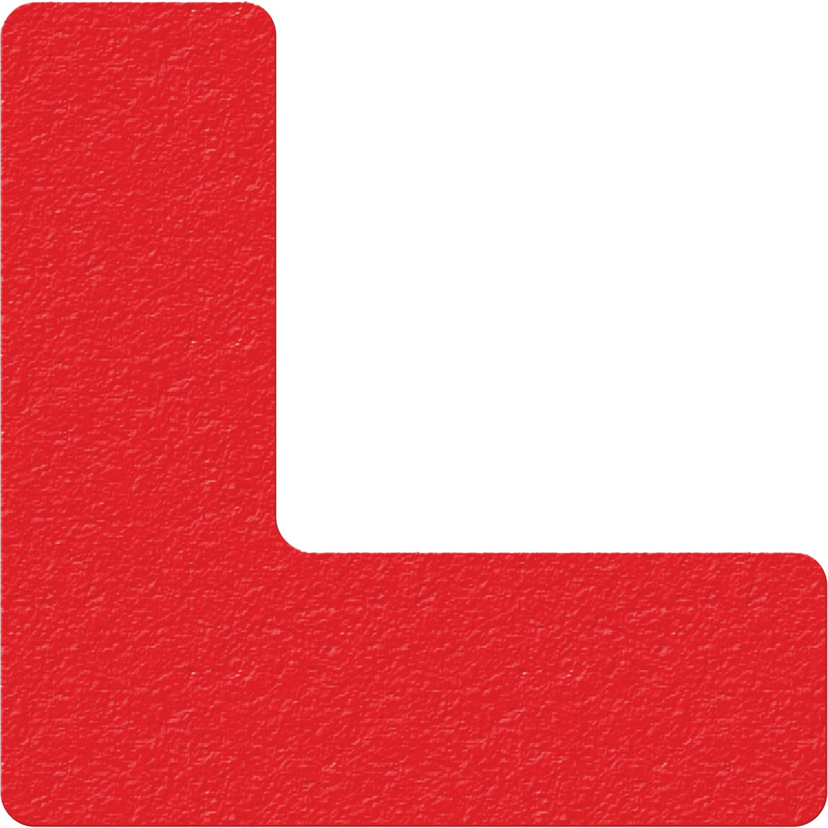 Lean 5S Manufacturing Markers, L, 6" L x 6" W, Red, Vinyl