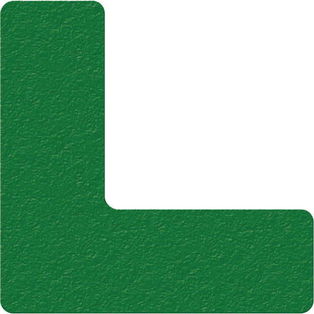 Lean 5S Manufacturing Markers, L, 6" L x 6" W, Green, Vinyl