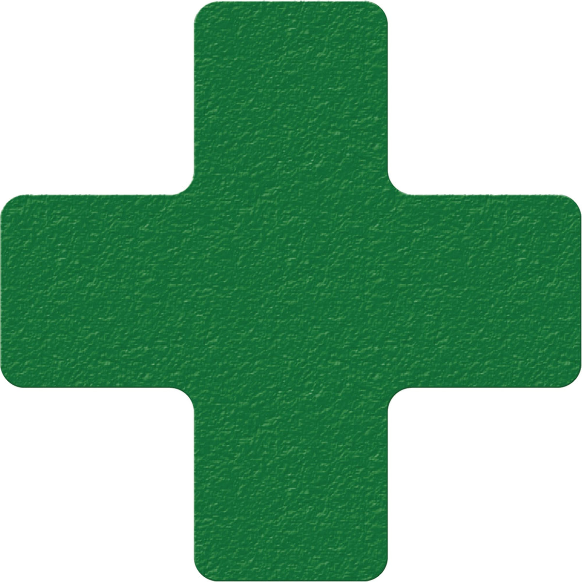 Lean 5S Manufacturing Markers, Cross, 6" L x 6" W, Green, Vinyl