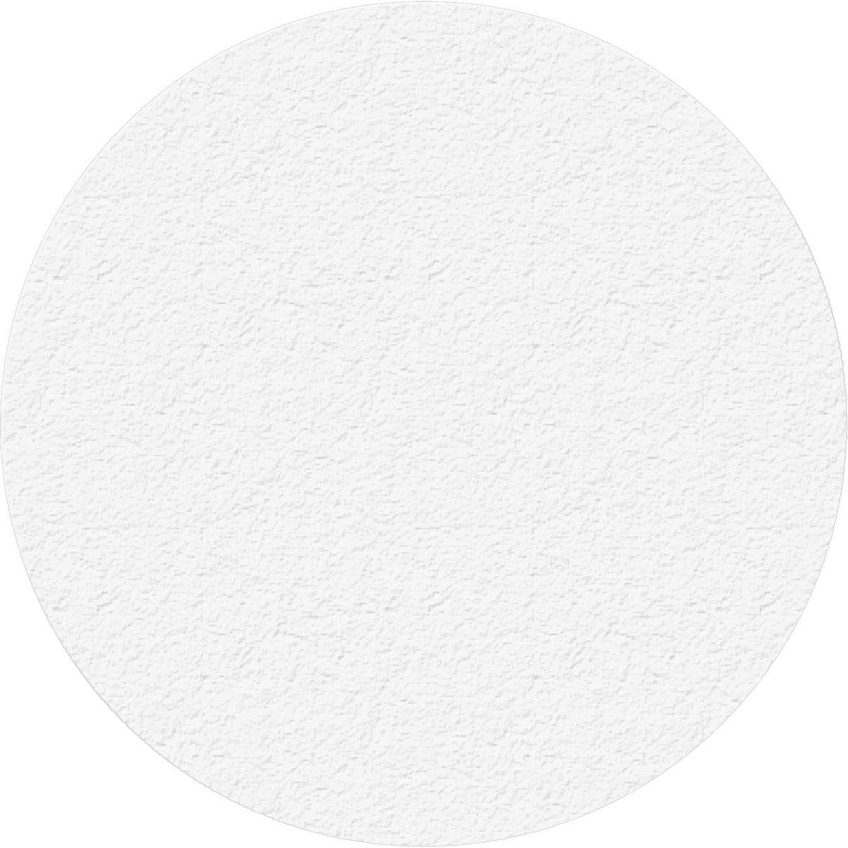 Lean 5S Manufacturing Markers, Circle, 6" L x 6" W, White, Vinyl
