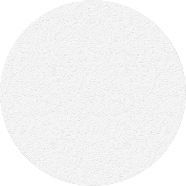 Lean 5S Manufacturing Markers, Circle, 6" L x 6" W, White, Vinyl