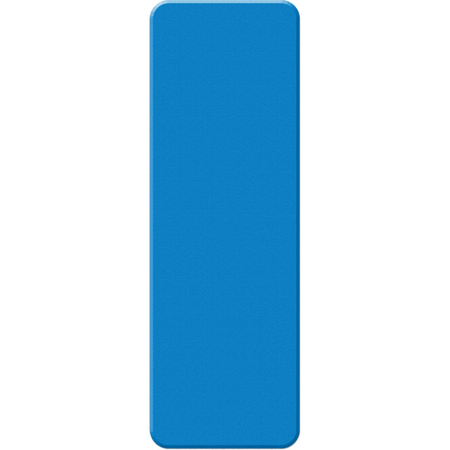 Armor Stripe Lean/5S Markers, Rectangle, 6" L x 2" W, Blue, Plastic