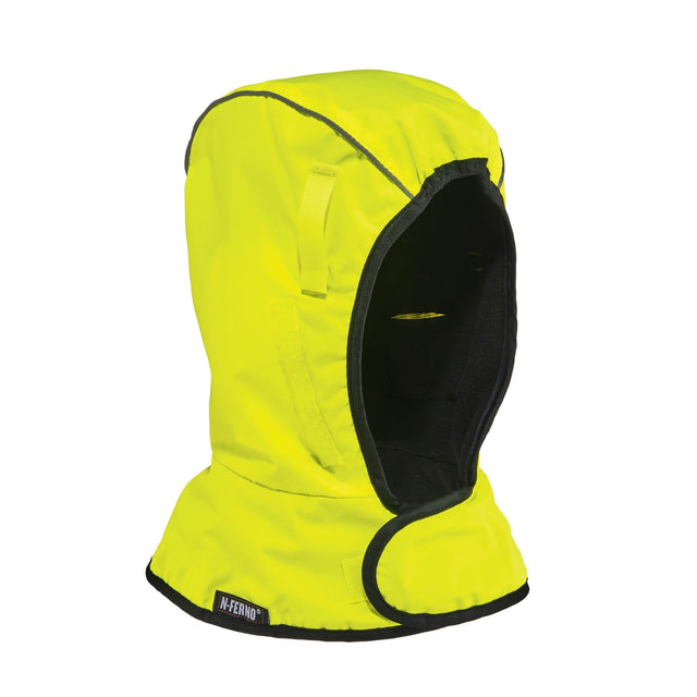 N-Ferno® 6842 2 Layer Economy Winter Liner, Fleece Lining, One Size, High-Visibility Lime Green