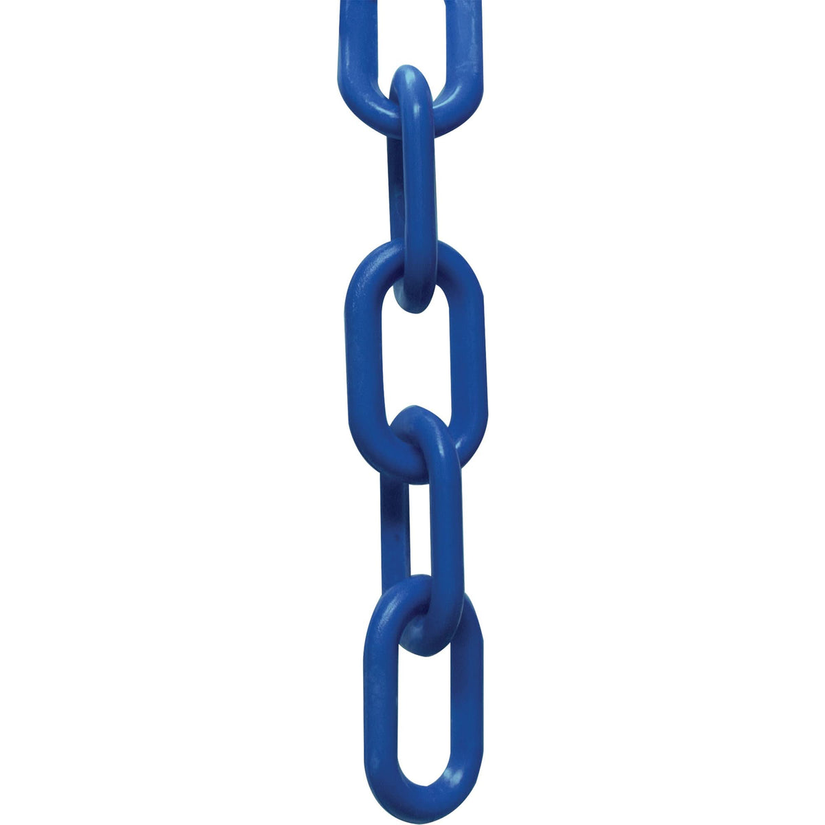 25' Plastic Chain Barrier, Blue