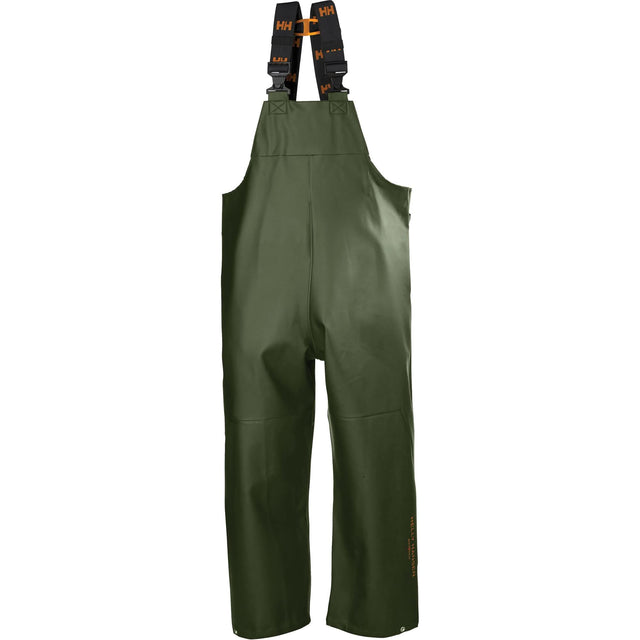 Gale Rain Bib Pants, Large, Polyester, Green