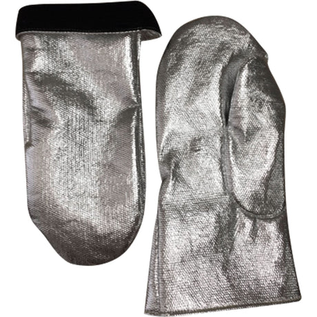 Heat Resistant Welding Mitt, Aluminized/Kevlar®, One Size, Protects Up To 650 °F (340°C)