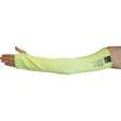 Cut Resistant Sleeve with Thumbhole, Taeki 5™, 22", ASTM ANSI Level A4/EN 388 Level 5, High Visibility Yellow