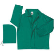 Dominator Limited Flammability Rain Jacket, Polyester/PVC, Medium, Green