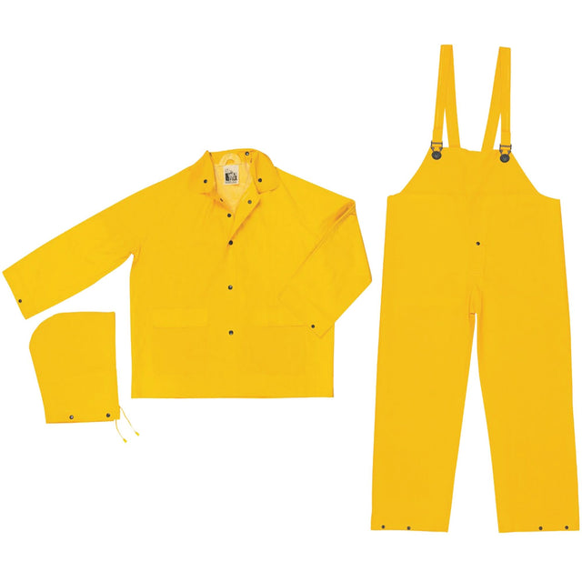 Classic Series Rain Suit, Polyester/PVC, X-Large, Yellow