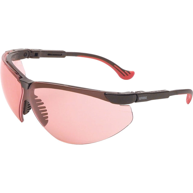 Uvex HydroShield® Genesis® XC Safety Glasses, SCT-Vermillion Lens, Anti-Fog/Anti-Scratch, ANSI Z87+/Meets/Exceeds CSA Z94.3