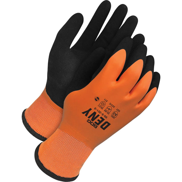 Deny™ Lined Cut & Liquid Resistant Gloves, Size 9, 15 Gauge, Foam Nitrile/Rubber Latex Coated, Nylon Shell, ASTM ANSI Level A3/EN 388 Level C