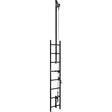 Lad-Saf™ Cable Vertical Safety System Climb Extension Bracketry, Galvanized Steel