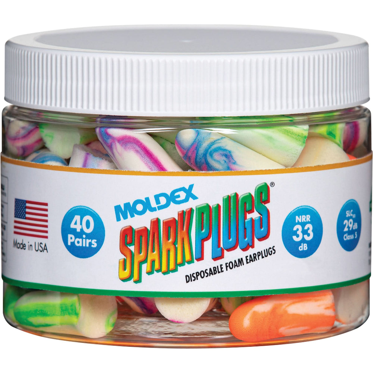 SparkPlugs Earplugs, Bulk - Canister