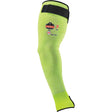 ProFlex 7941-PR Cut-Resistant Protective Arm Sleeve, TenaLux™, 22", ASTM ANSI Level A4/EN 388 Level D, High Visibility Lime