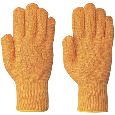 544 Seamless Knit Criss-Cross Gloves, Nylon, Medium