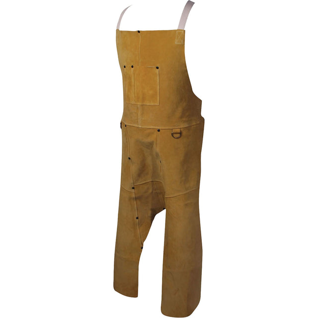 Caiman® Boarhide™ Apron, Split-Leg Bib, 42" L, Brown