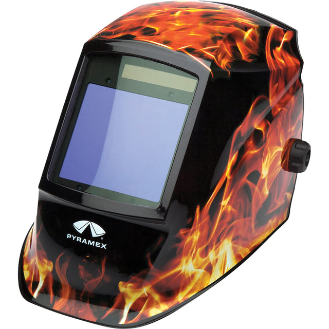 Leadhead® Auto Darkening Welding Helmet, 3.8" L x 3.4" W View Area, 9 - 13 Shade Range