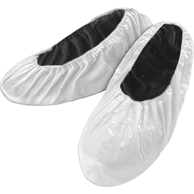 CoverMe™ XP Shoe Covers, Large, Polypropylene, White