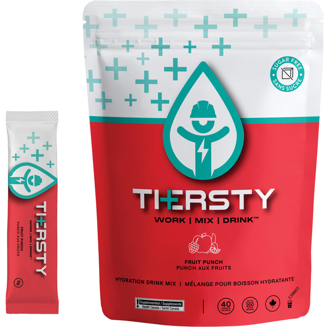 Hydration Drink Mix, Single Serve, Fruit Punch