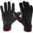Blackmaxx ISO Anti-Vibration Gloves, Size Large/9