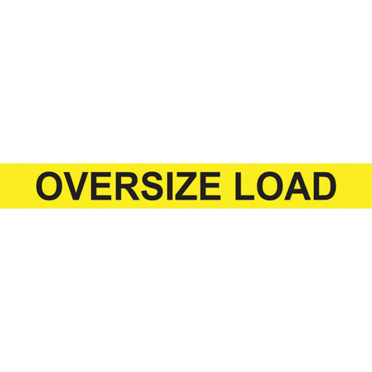Oversize Load Heavy Haul Sign, Aluminum, 96" W x 12" H