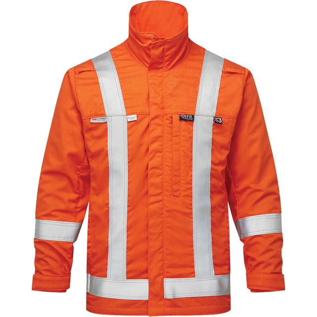 UltraSoft® 7 oz. Skyline Summer Bomber Jacket, 3X-Large, High Visibility Orange