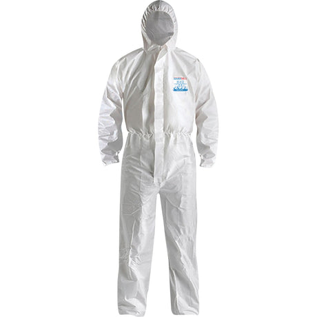 CoverMe™ XP1800  Type 5/6 Coveralls with Hood, Medium, White, Microporous