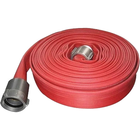 Red Nitrile Rubber Covered Hose, 50' L, 1-1/2" Dia., 200 psi