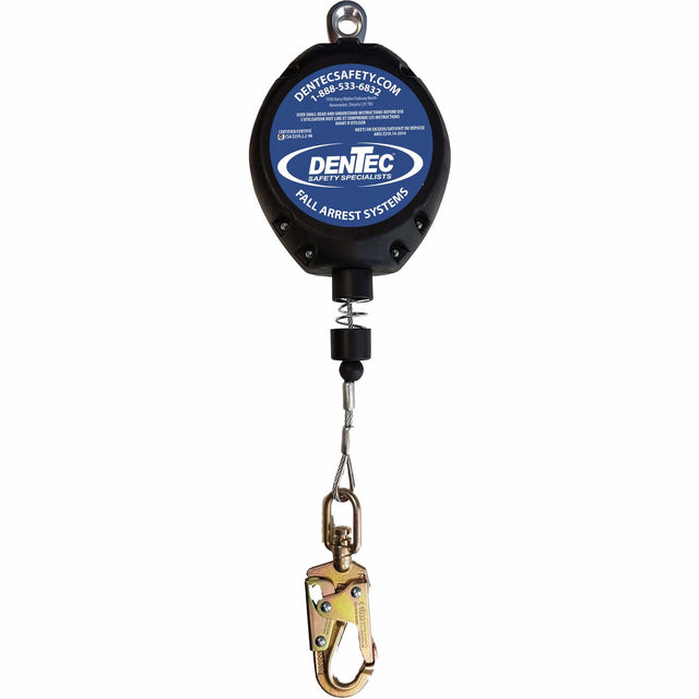 Cable Self Retracting Lanyard with Composite Housing, 50', Swivel